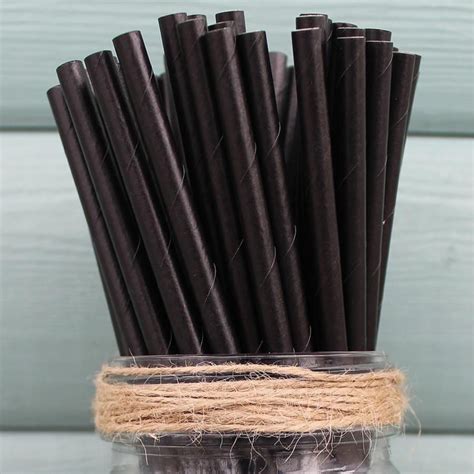 Get Black Paper Drinking Straws At Go Pepara Black Paper Paper