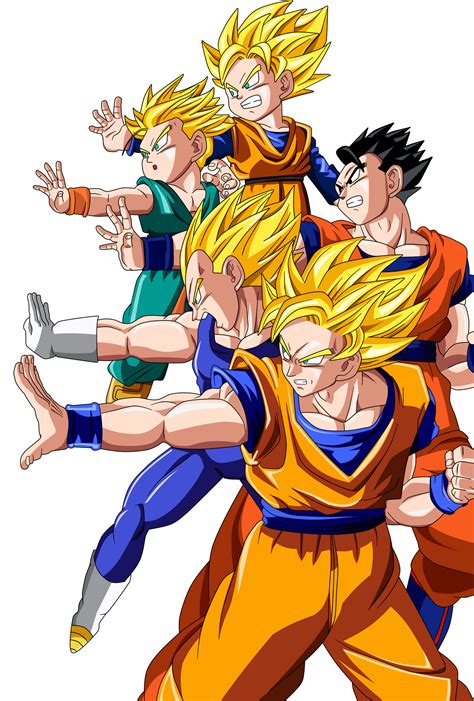 Saiyans Attack Color By Boscha196 On Deviantart