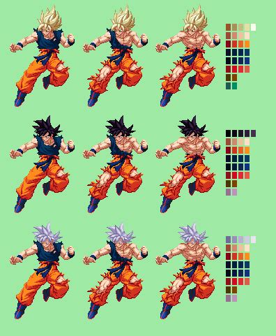 Arc system works bandai namco dragon ball fighting. Extreme Butoden Goku Sprite Sheet - Cheaper Flushable Wipes