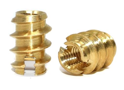 Threaded Brass Inserts For Wood And Plastics Self Tapping Inserts M3 M4