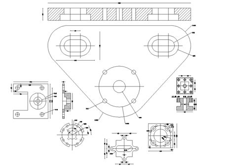 Machinery Detail Assembly Drawing In Dwg Autocad File