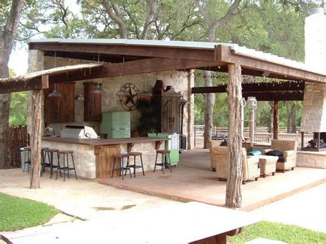 Outdoor Kitchen Ideas 2 Rustic Patio Rustic Outdoor Outdoor Design