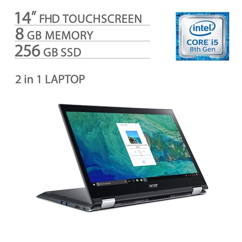 Acer Spin 3 2 In 1 Laptop I5 8250u 8gb Ram 256gb Ssd 14 Fhd