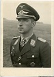 1941 portrait Werner Mölders with ''signature'' - Generalassaultmilitaria