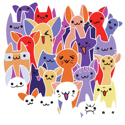 Cartoon Cat Background