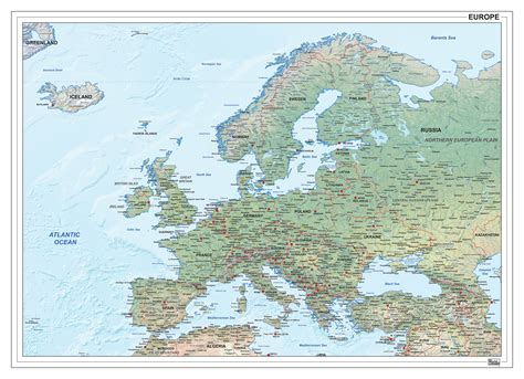 Прямой эфир европа плюс кыргызстан. Europa natuurkundig 1287 | Kaarten en Atlassen.nl