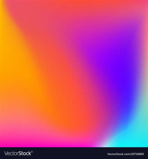 Bright Colors Gradient Abstract Soft Background Vector Image
