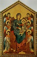 Cimabue, Maesta ( Madonna di S. Trinita), del 1280, Firenze, Museo ...