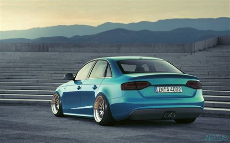 Stanced Car Wallpapers Wallpapersafari For Stanced Dope Audi A4