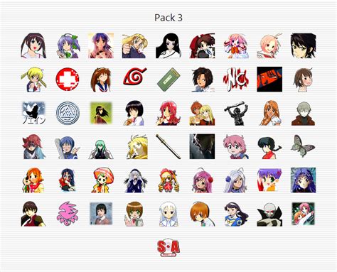 Anime Icons Pack 3 Of 6 By Exo 02 On Deviantart