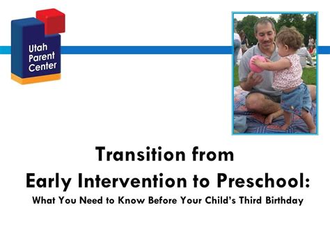 Transition Form Early Intervention To Preschool Presentation English