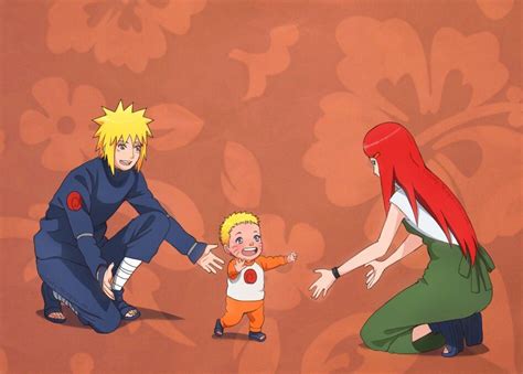 Baby Naruto With Minato And Kushina Naruhina Anime Naruto
