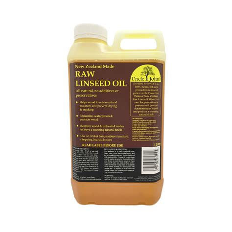 1 litre uncle johns raw linseed oil uncle john s raw linseed oil