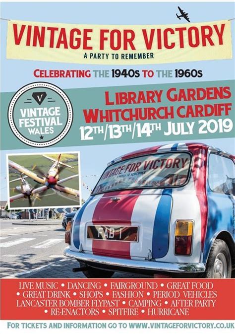 Hulaballoo Pop Up Event Vintage For Victory 2019 Whitchurch Library