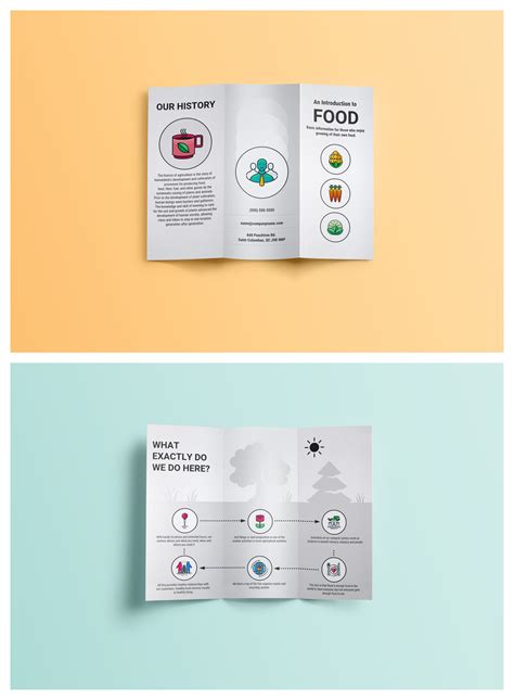 trifold brochure examples  inspire  design