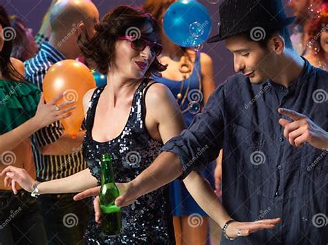 Couple Dancing Flirting In Night Club Stock Image Image Of Colorful Floor 27161083