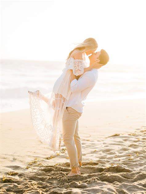 romantic malibu beach engagement photoshoot — los angeles and destination wedding photographer