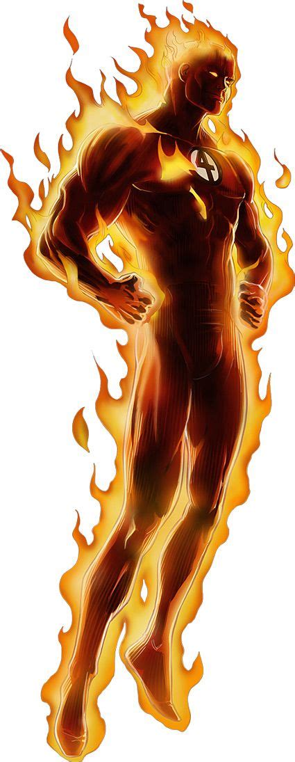 Human Torch Marvel Comics Fantastic Four Johnny Storm Marvel