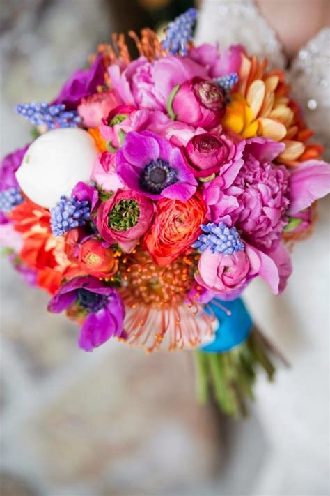 218 Best Multi Colored Wedding Colors And Flowers Images On Pinterest