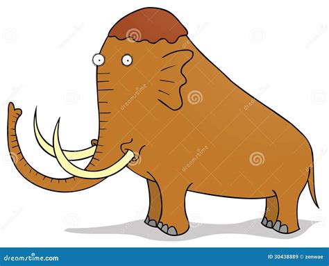 Mammoth Cartoon Royalty Free Stock Images Image 30438889