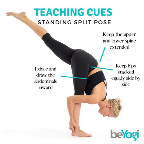 Standing Split Pose Urdhva Prasarita Eka Padasana Beyogi Yoga Facts Yoga Teacher Resources