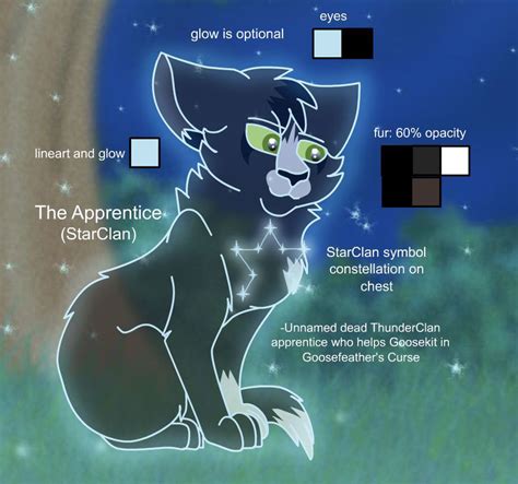 Warriors Design 1337 The Apprentice Starclan By Thedawnmist On