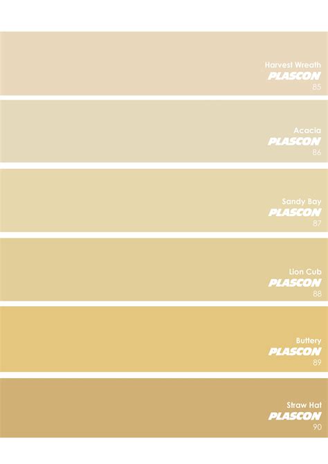 Plascon Interior Paint Colour Chart A Visual Reference Of Charts