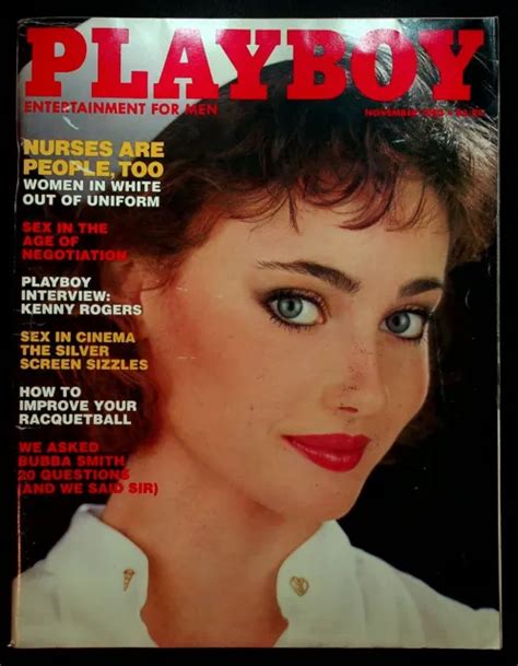 Vintage Playboy Magazine November Nurses Kenny Rogers Veronica