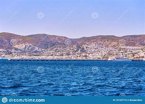 14 Of September 2017 Turkey Bodrum Yacht On The Sea Beautiful Bay