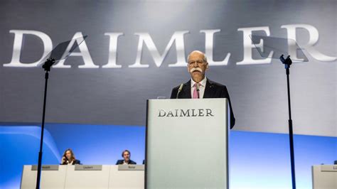 Hauptversammlung Bei Daimler Zetsche Gibt Zum Abschied Sparkurs Vor