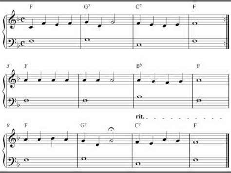 These 5 easy piano sheet music with letters are free to print. Love Me Tender, easy piano sheet music for beginners - YouTube