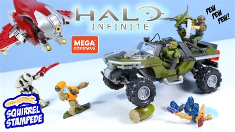 Halo Infinite Mega Construx Warthog Banshee And Mystery Figure Packs