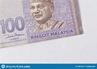 100 Ringgit Malaysia Banknote Stock Image - Image of malaysian, cash ...