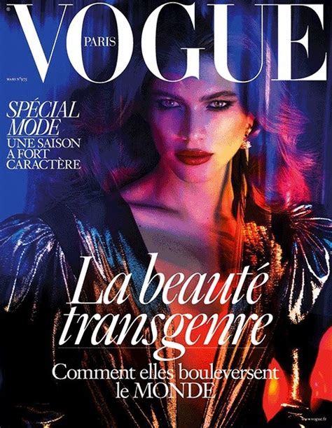 Modelo Brasileira é A Primeira Trans A Estrelar A Capa Da Vogue Paris