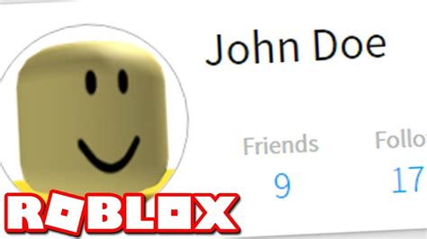 Adding John Doe As A Friend In Roblox Youtube