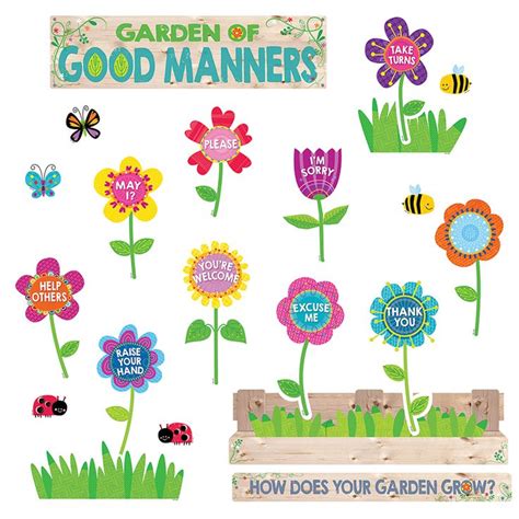 Garden Of Good Manners Set Good Manners Will Bloom All Over Your