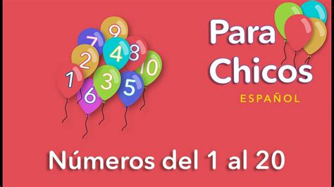 Aprende Los Números En Español Video Educativo Para Niños En Español
