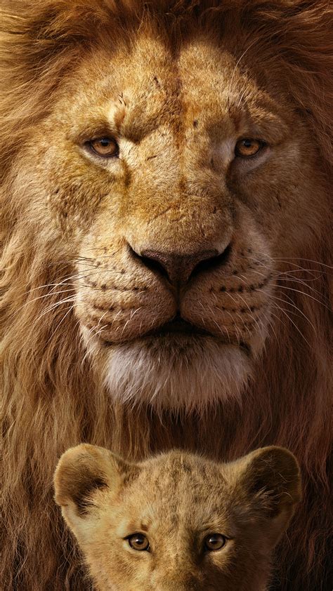Follow the vibe and change your wallpaper every day! Mufasa & Simba In The Lion King 4K Ultra HD Mobile Wallpaper
