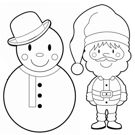 Schneemann und stern von bethleem vorlage basteln. Kostenlose Malvorlage Weihnachten: Schneemann und Weihnachtsmann zum Ausmalen