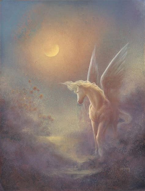 Astral Pegasus By Jack Shalatain Pegasus Art Unicorn Art Ethereal Art