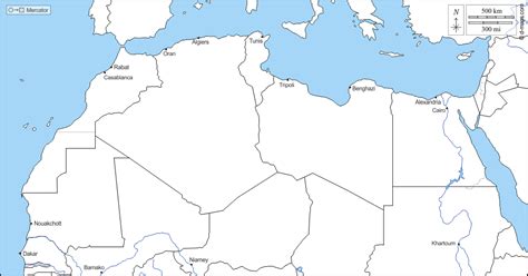 Carte Vierge Afrique Du Nord Carte De La Norvege