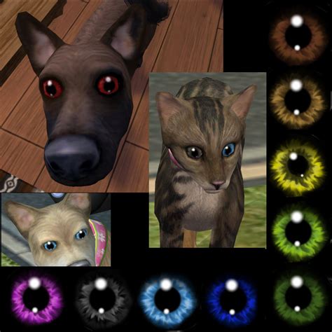 Mod The Sims All You Need Part 3 Pet Eye Defaults
