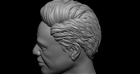 Male Hair 3d Model Cgtrader