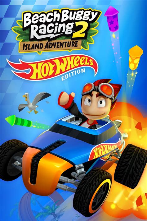 Beach Buggy Racing Island Adventure Hot Wheels Booster Pack Box Shot For Playstation