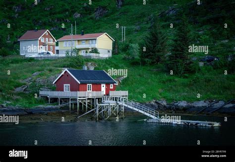 Reine Village On The Lofoten Islands Norway The Typical Norwegian