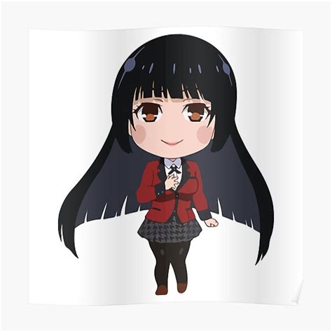 Yumeko Jabami Chibi Poster For Sale By Yumeko1994 Redbubble