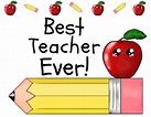Best Teacher Ever Sign/instant Download/teacher Gift/best Teacher Ever ...