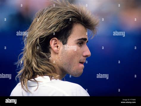 Andre Agassi 1988 Stockfotografie Alamy