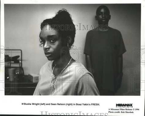 1994 Press Photo Nbushe Wright And Sean Nelson In Boaz Yakins Fresh