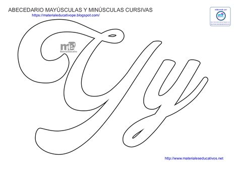 Abecedario MayÚsculas Y MinÚsculas Cursivas me pdf